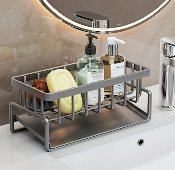 Black Sponge Drain Rack