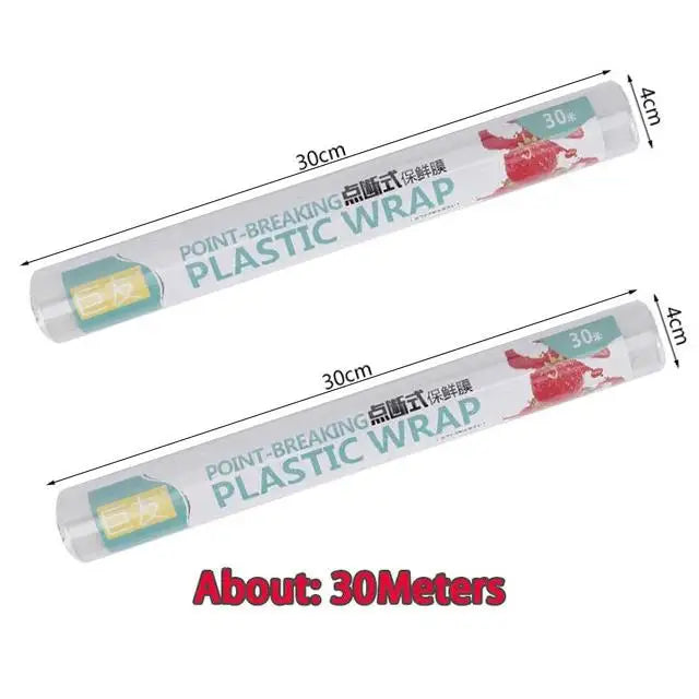 Large Food Cling Film Dispenser 4 In 1 Wall-Mounted Plastic Wrap Cutter Aluminium Foil Dispenser Kitchen Accessories Organizer