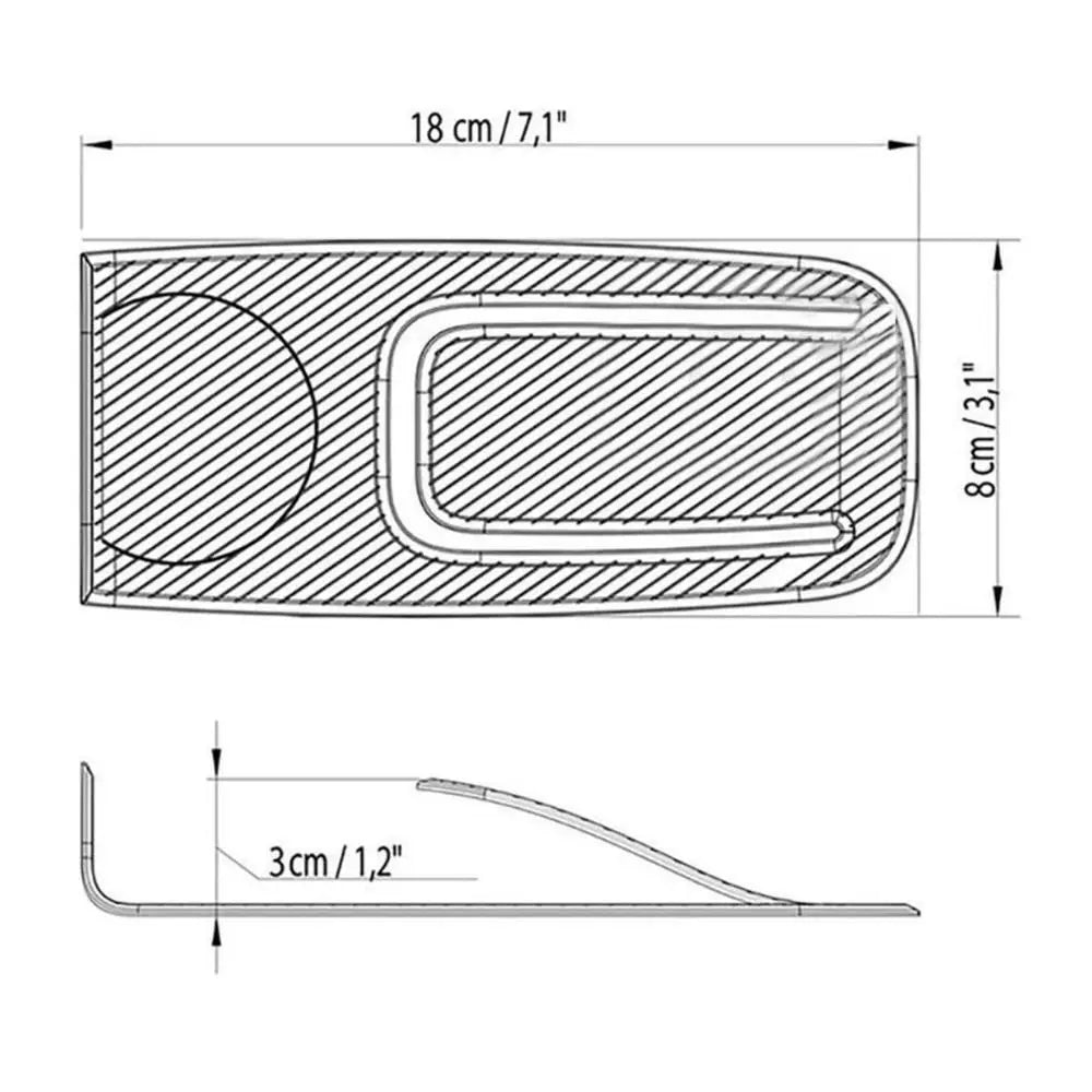 New PVC Door Stopper Invisible Safety Protector Floor Door Stopper Multifunctional Portable Door Wedge Holder Door