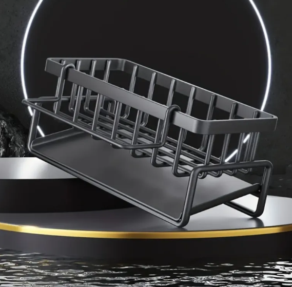 Black Sponge Drain Rack